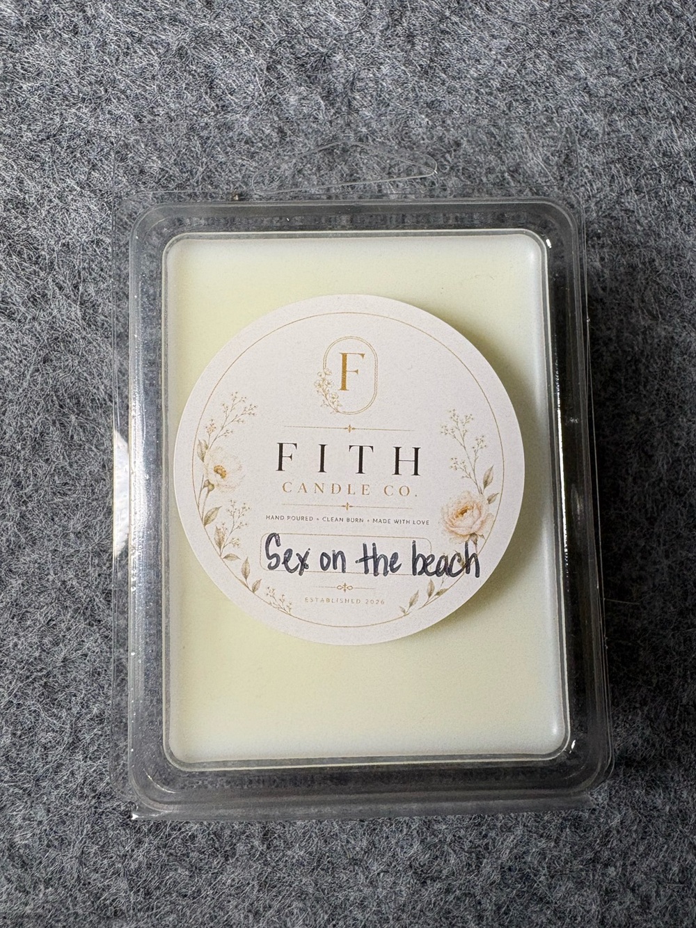 100% Organic Soy wax melts (homemade) in Sex on the beach 3 for $21